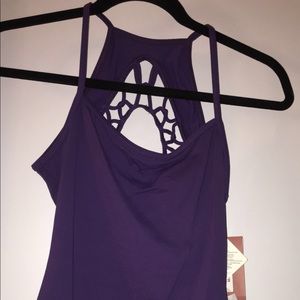 NWT Mirella Purple Dance Leotard- Adult Medium
